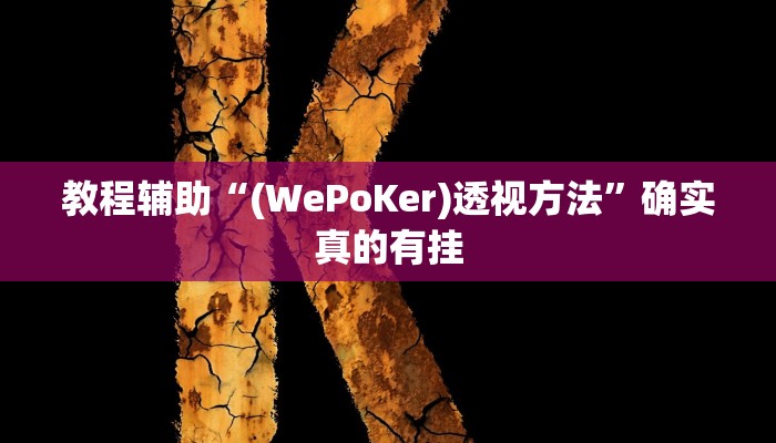 教程辅助“德扑之星是不是有透视作弊辅助挂”确实真的有挂