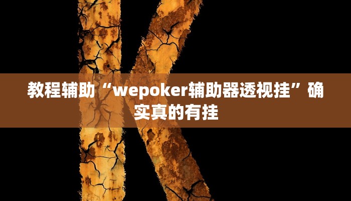 教程辅助“wepoker辅助器透视挂”确实真的有挂