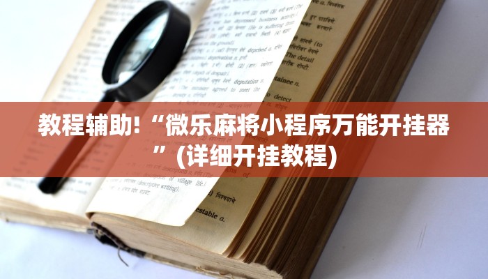 辅助神器“三哥玩十三张辅助”(详细开挂教程)