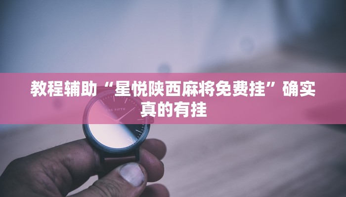 教程辅助“星悦陕西麻将免费挂”确实真的有挂