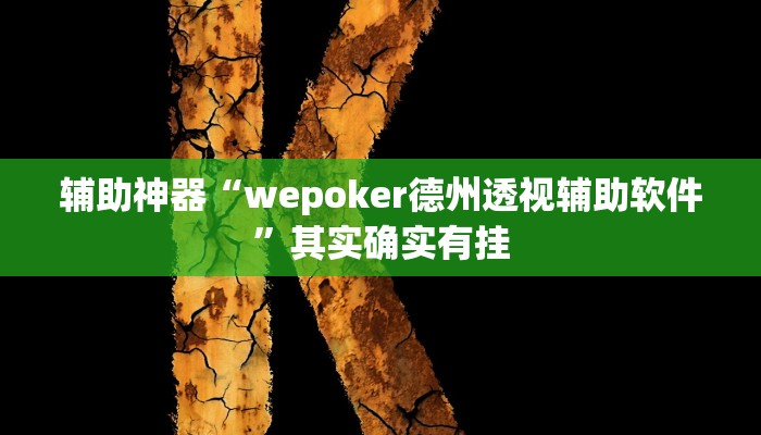 辅助神器“德扑之星究竟有没有透视”(详细开挂教程)
