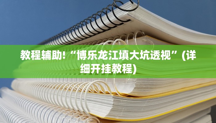 教程辅助!“博乐龙江填大坑透视”(详细开挂教程)