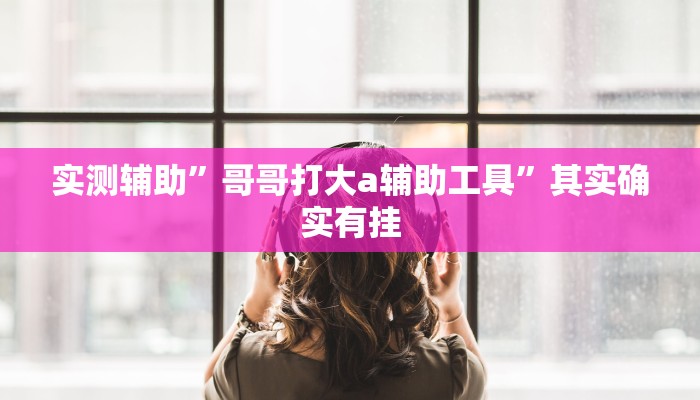 实测辅助”哥哥打大a辅助工具”其实确实有挂