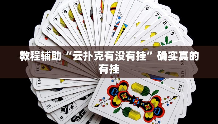 教程辅助“云扑克有没有挂”确实真的有挂