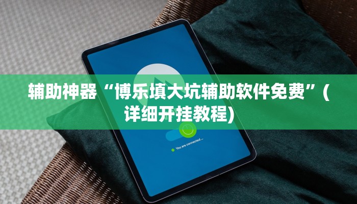 辅助神器“博乐填大坑辅助软件免费”(详细开挂教程)