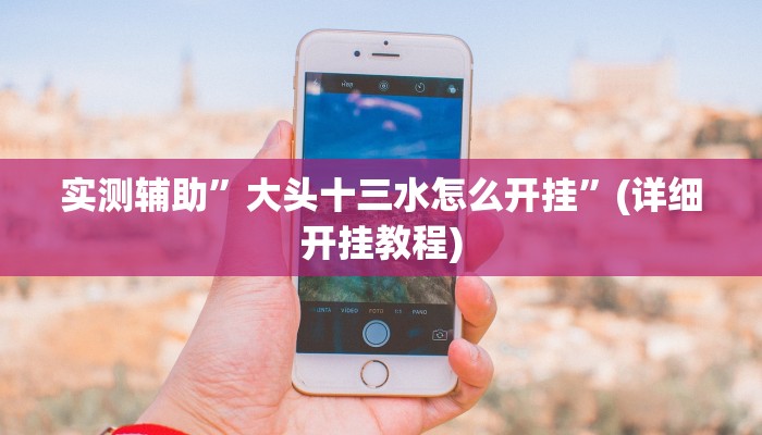 实测辅助”大头十三水怎么开挂”(详细开挂教程)
