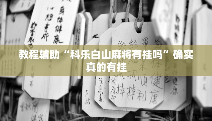 教程辅助“(WePoKer)透视挂真的假的”确实真的有挂