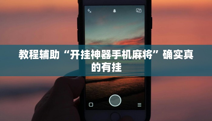 教程辅助“开挂神器手机麻将”确实真的有挂