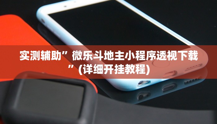实测辅助”微乐斗地主小程序透视下载”(详细开挂教程)
