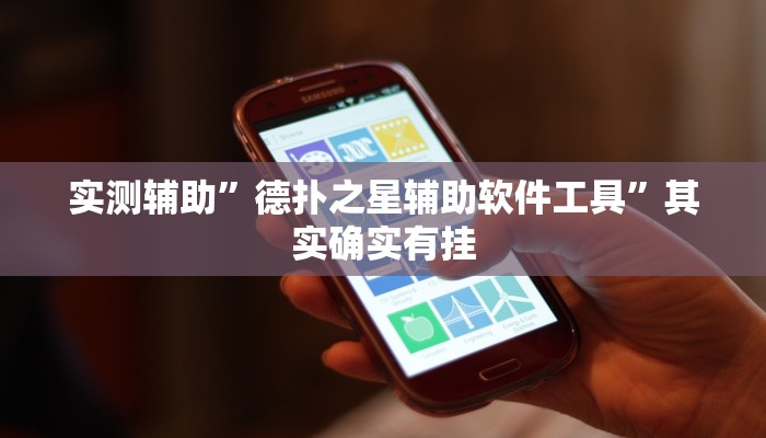 实测辅助”德扑之星辅助软件工具”其实确实有挂