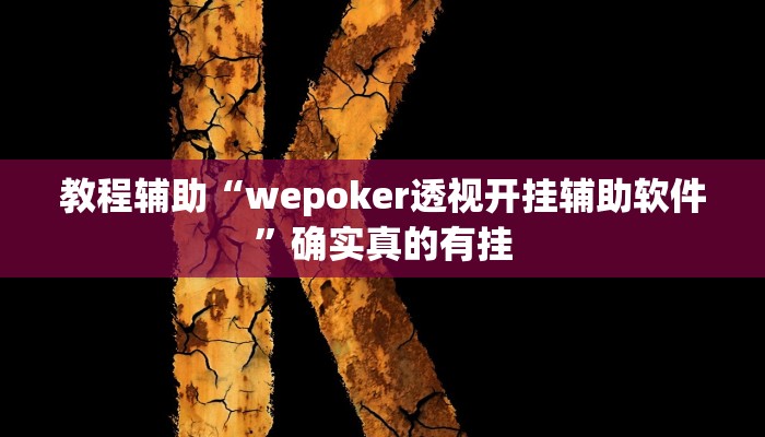 教程辅助“wepoker透视开挂辅助软件”确实真的有挂