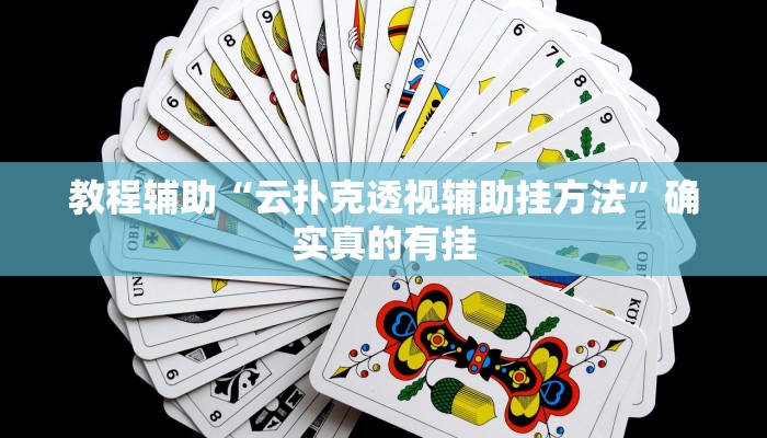 教程辅助“云扑克透视辅助挂方法”确实真的有挂