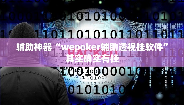辅助神器“wepoker辅助透视挂软件”其实确实有挂