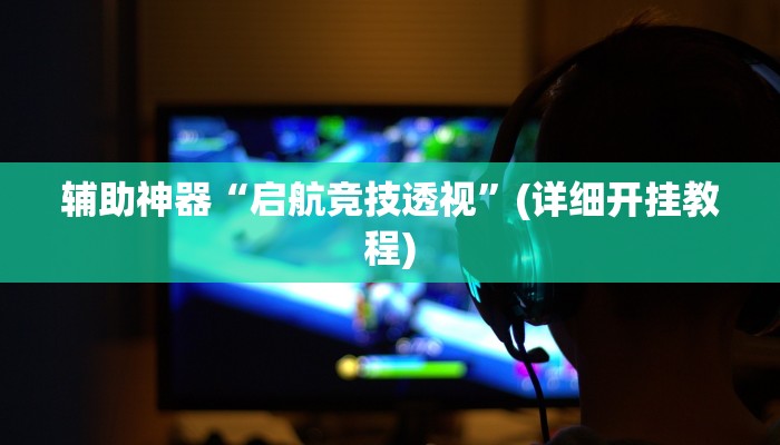 辅助神器“启航竞技透视”(详细开挂教程)