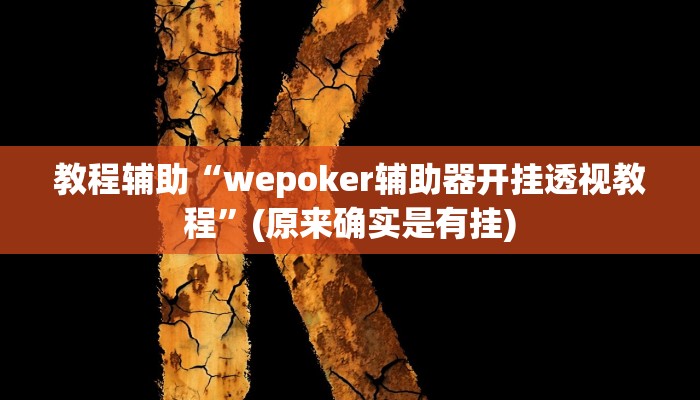 教程辅助“德扑之星到底有没有辅助挂”(原来确实是有挂)