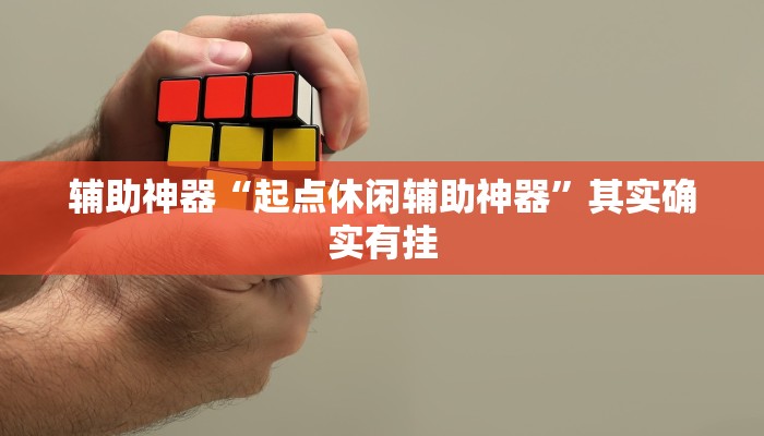 辅助神器“起点休闲辅助神器”其实确实有挂