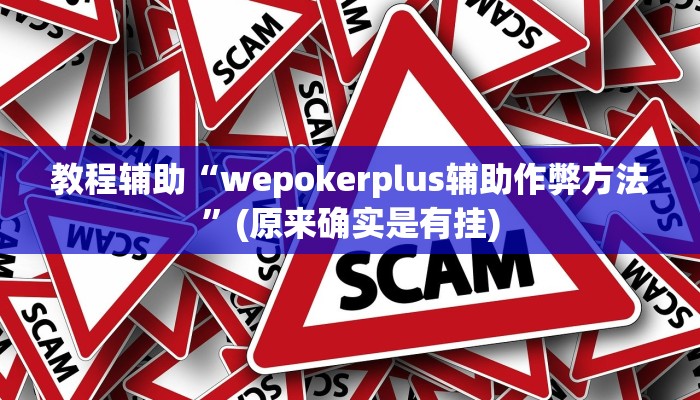 教程辅助“wepokerplus辅助作弊方法”(原来确实是有挂)