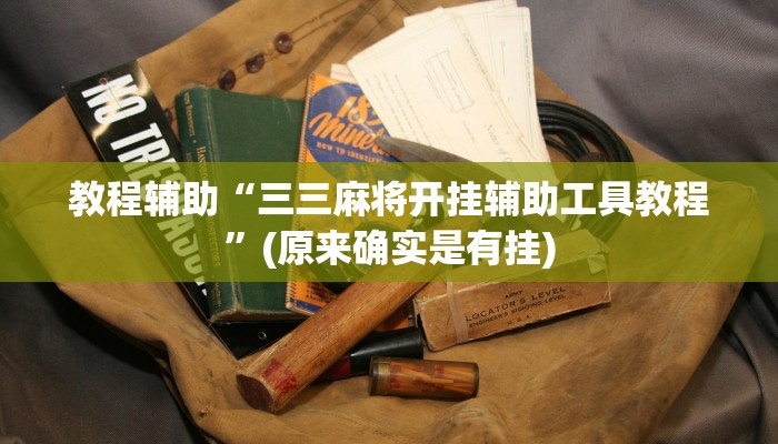 教程辅助“三三麻将开挂辅助工具教程”(原来确实是有挂)