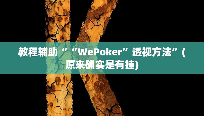 辅助神器“哈哈贵阳捉鸡麻将特点开挂”其实确实有挂
