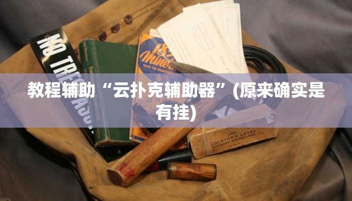 教程辅助“太仓麻将有外卦吗”(原来确实是有挂)