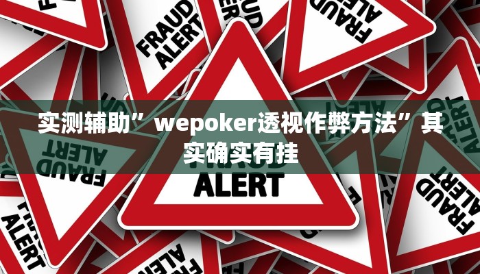 实测辅助”wepoker透视作弊方法”其实确实有挂