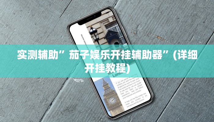 实测辅助”茄子娱乐开挂辅助器”(详细开挂教程)