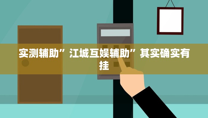 实测辅助”江城互娱辅助”其实确实有挂