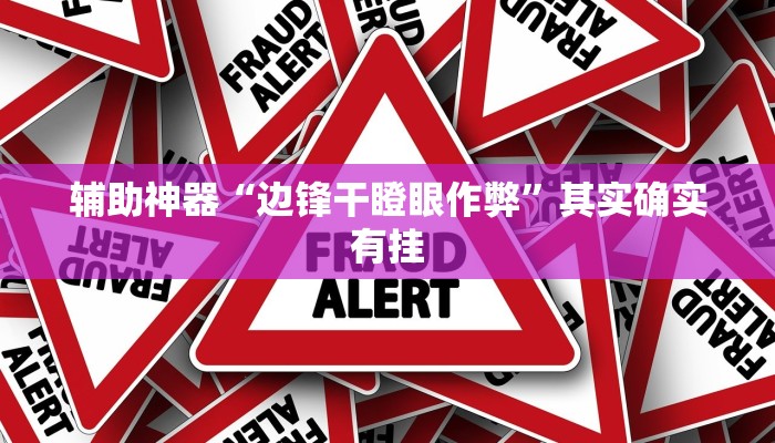辅助神器“边锋干瞪眼作弊”其实确实有挂