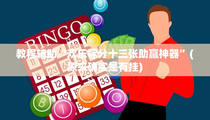 教程辅助“欢乐标分十三张助赢神器”(原来确实是有挂)