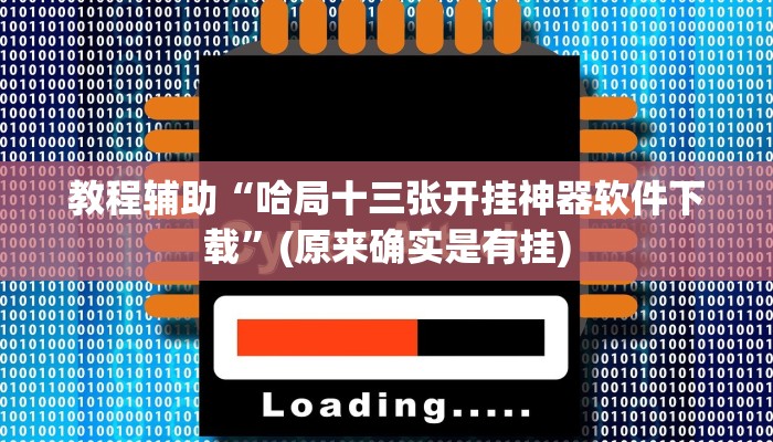 教程辅助“哈局十三张开挂神器软件下载”(原来确实是有挂)