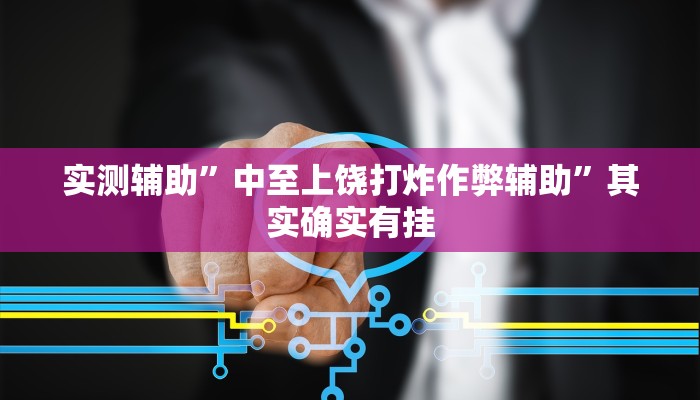 实测辅助”中至上饶打炸作弊辅助”其实确实有挂