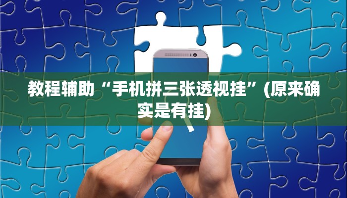 教程辅助“手机拼三张透视挂”(原来确实是有挂)