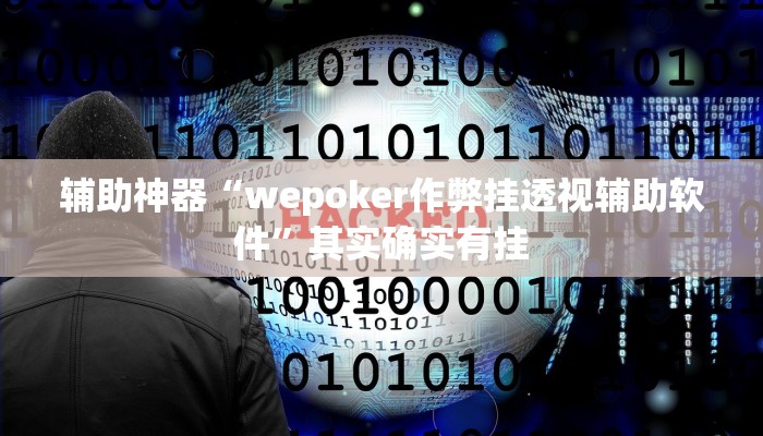 辅助神器“wepoker作弊挂透视辅助软件”其实确实有挂