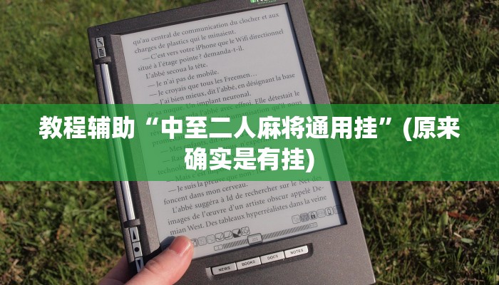 教程辅助“中至二人麻将通用挂”(原来确实是有挂)
