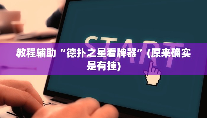 教程辅助“德扑之星看牌器”(原来确实是有挂)