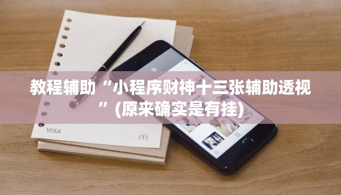 教程辅助“小程序财神十三张辅助透视”(原来确实是有挂)