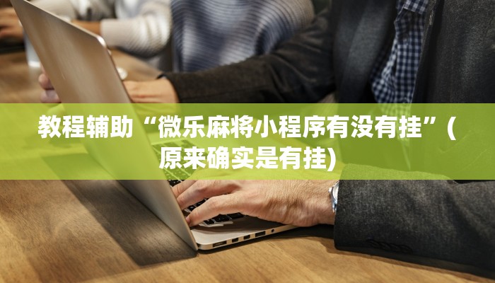 教程辅助“微乐麻将小程序有没有挂”(原来确实是有挂)