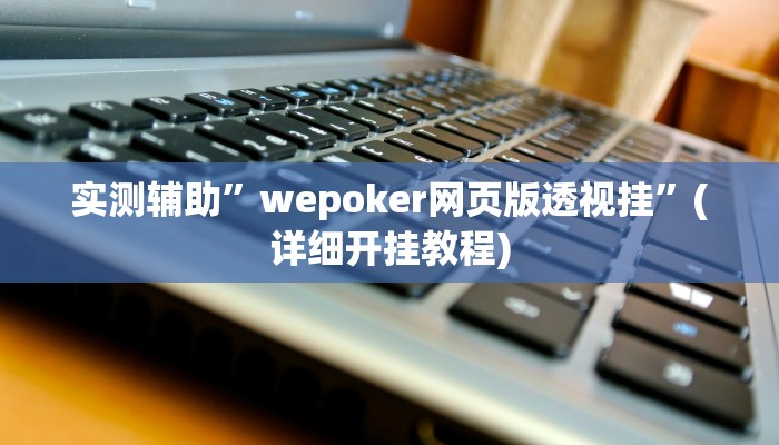 实测辅助”wepoker网页版透视挂”(详细开挂教程)