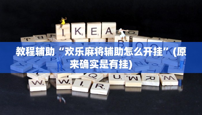 教程辅助“微乐家乡麻将必赢神器”(原来确实是有挂)