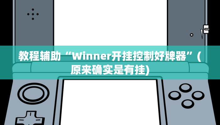 教程辅助“Winner开挂控制好牌器”(原来确实是有挂)