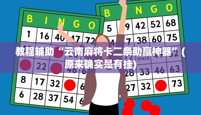 教程辅助“云南麻将卡二条助赢神器”(原来确实是有挂)