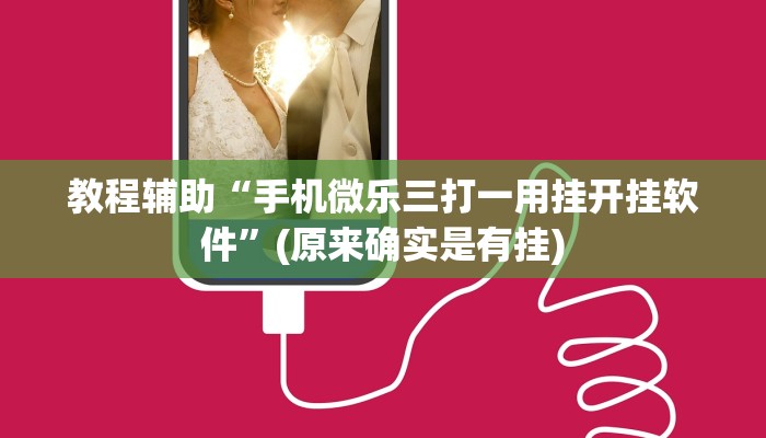 教程辅助“手机微乐三打一用挂开挂软件”(原来确实是有挂)