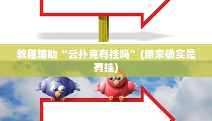 教程辅助“云扑克有挂吗”(原来确实是有挂)