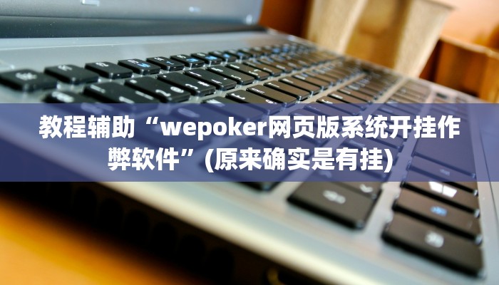 教程辅助“wepoker网页版系统开挂作弊软件”(原来确实是有挂)