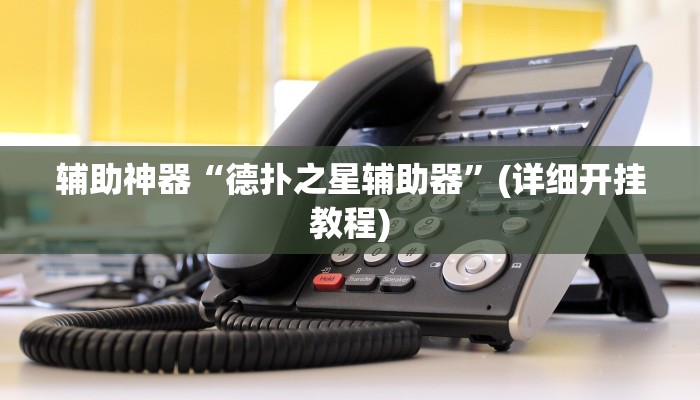 辅助神器“德扑之星辅助器”(详细开挂教程)