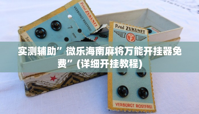 实测辅助”微乐海南麻将万能开挂器免费”(详细开挂教程)