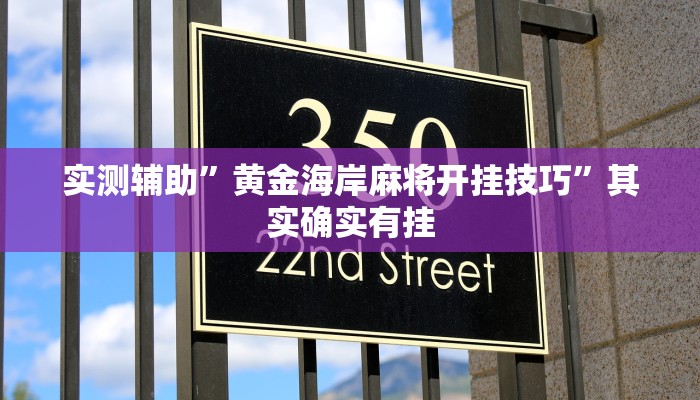 实测辅助”黄金海岸麻将开挂技巧”其实确实有挂